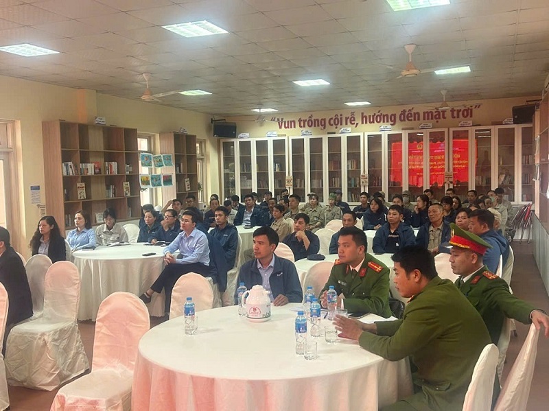 Công an phường Trần Nhân Tông tham mưu, phối hợp xây dựng 3 mô hình “Doanh nghiệp không ma túy”